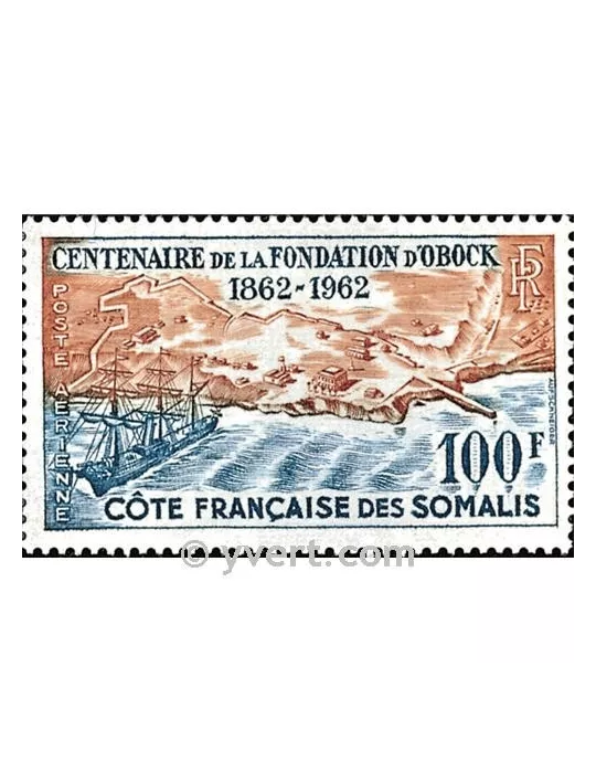 n° 30 -  Timbre Cote des Somalis Poste aérienne
