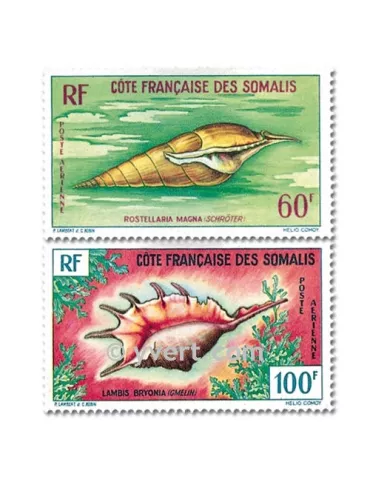 n° 31/32 -  Timbre Cote des Somalis Poste aérienne