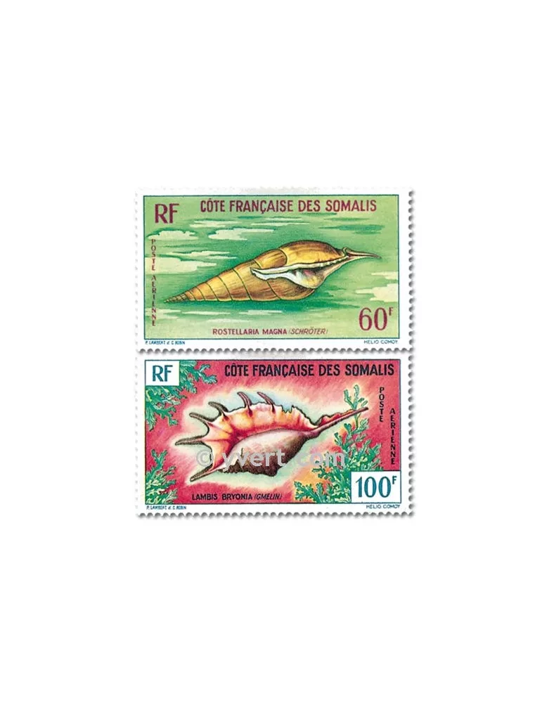 n° 31/32 -  Timbre Cote des Somalis Poste aérienne