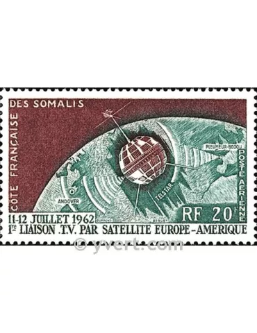 n° 33 -  Timbre Cote des Somalis Poste aérienne