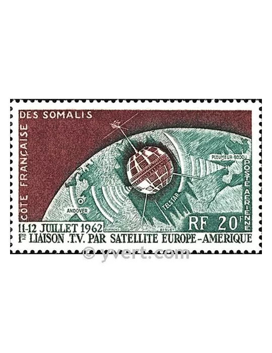 n° 33 -  Timbre Cote des Somalis Poste aérienne