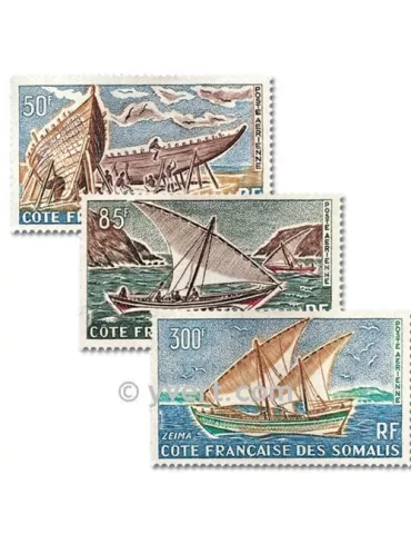 n° 38/40 -  Timbre Cote des Somalis Poste aérienne