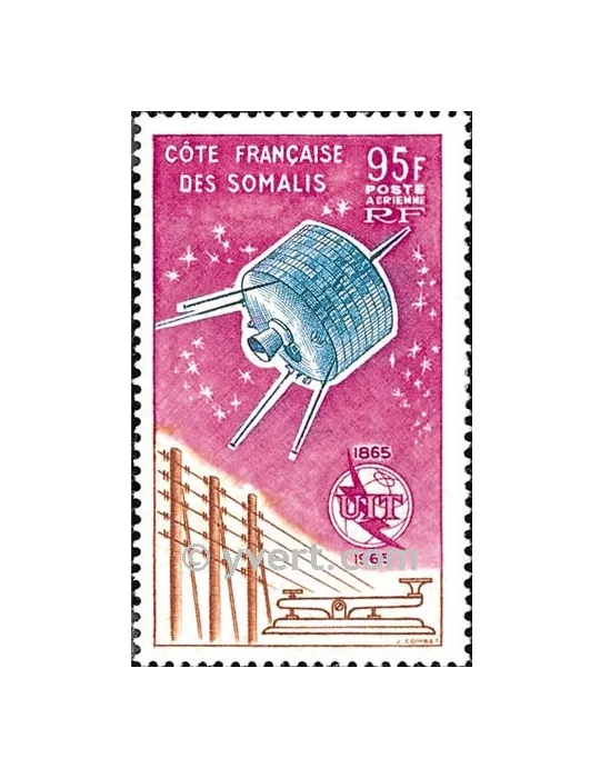 n° 42 -  Timbre Cote des Somalis Poste aérienne