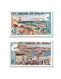 n° 43/44 -  Timbre Cote des Somalis Poste aérienne
