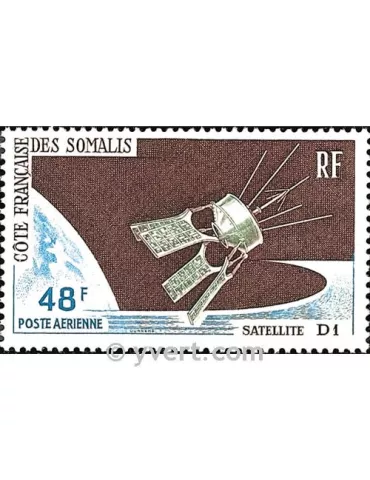 n° 48 -  Timbre Cote des Somalis Poste aérienne