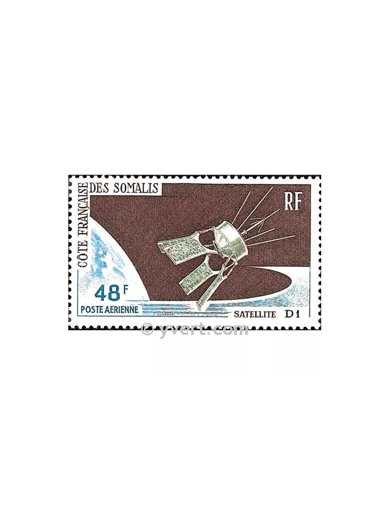 n° 48 -  Timbre Cote des Somalis Poste aérienne