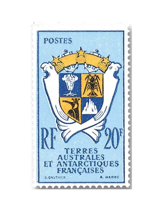 n° 12/17 -  Timbre TAAF Poste