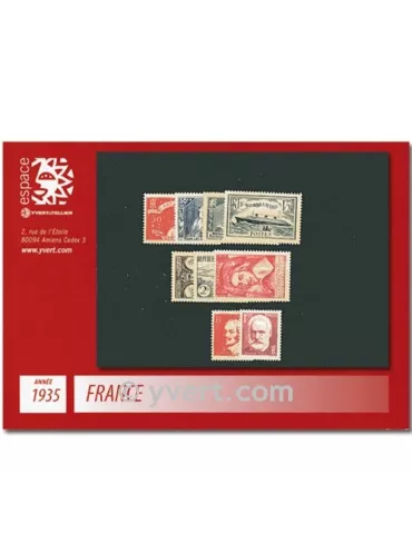 n° 299/308  - Timbre France Année complète  (1935)