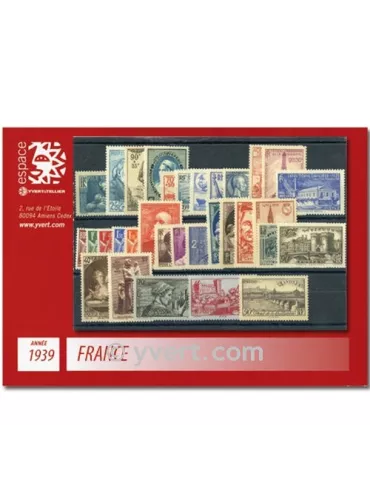 n° 419/450  - Timbre France Année complète  (1939)