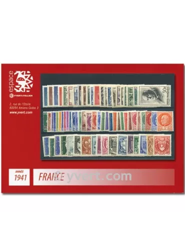 n° 470/537  - Timbre France Année complète  (1941)