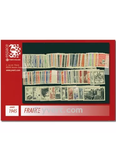 n° 669/747  - Timbre France Année complète  (1945)