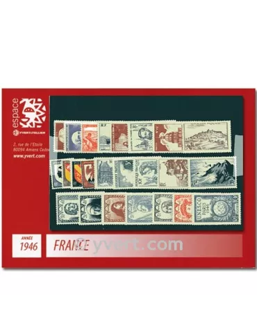 n° 748/771  - Timbre France Année complète  (1946)