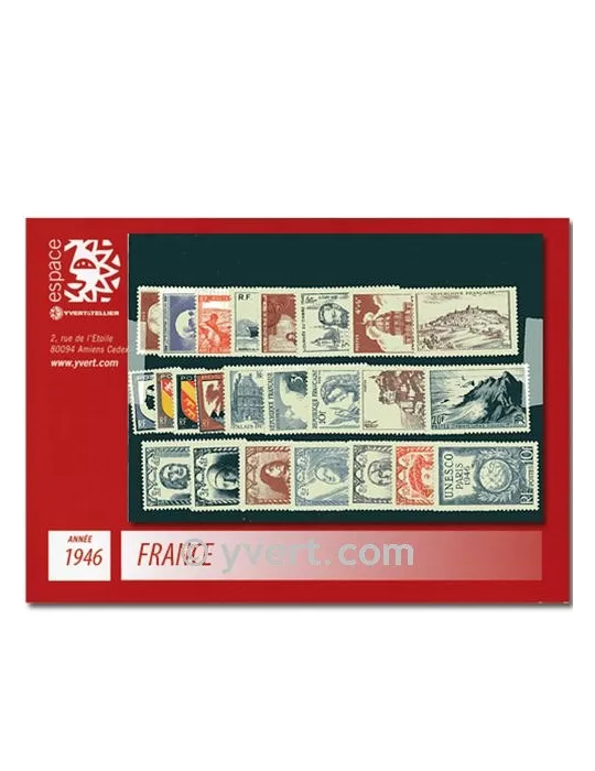 n° 748/771  - Timbre France Année complète  (1946)