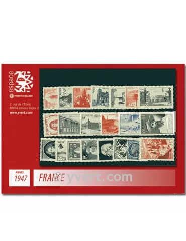 n° 772/792  - Timbre France Année complète  (1947)