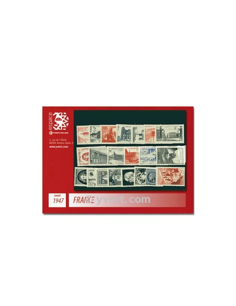 n° 772/792  - Timbre France Année complète  (1947)