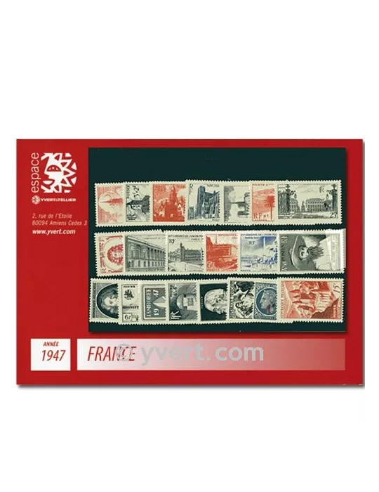 n° 772/792  - Timbre France Année complète  (1947)