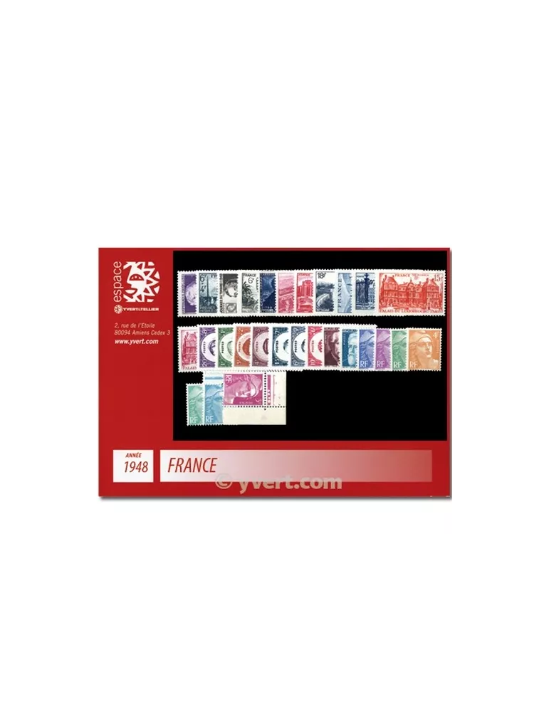n° 793/822  - Timbre France Année complète  (1948)