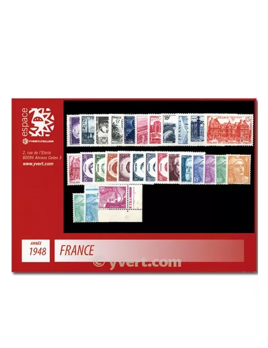 n° 793/822  - Timbre France Année complète  (1948)