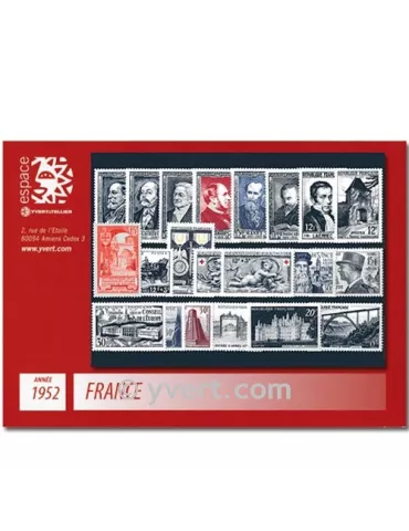 n° 919/939  - Timbre France Année complète  (1952)