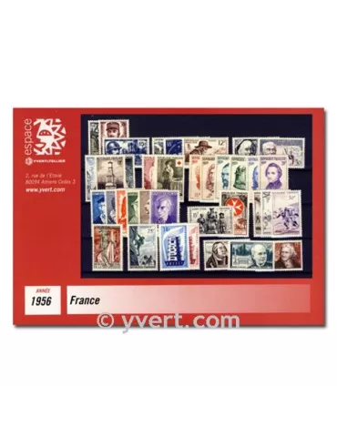 n° 1050/1090  - Timbre France Année complète  (1956)