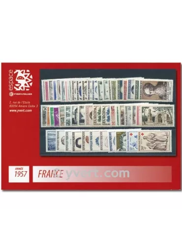 n° 1091/1141  - Timbre France Année complète  (1957)