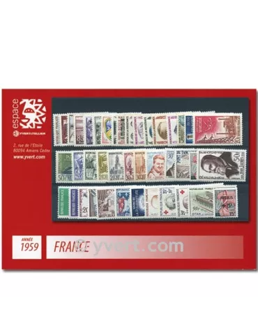 n° 1189/1229  - Timbre France Année complète  (1959)