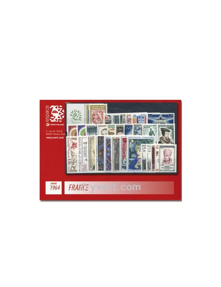 n° 1404/1434  - Timbre France Année complète  (1964)