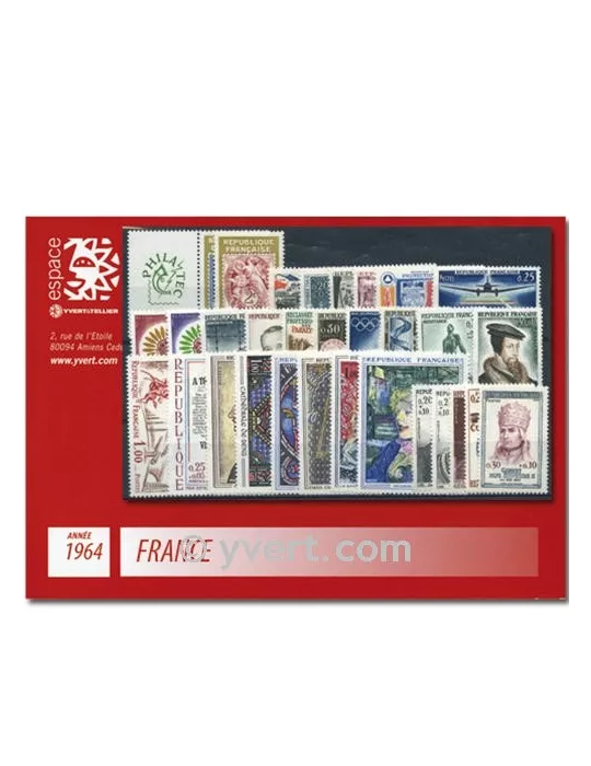 n° 1404/1434  - Timbre France Année complète  (1964)