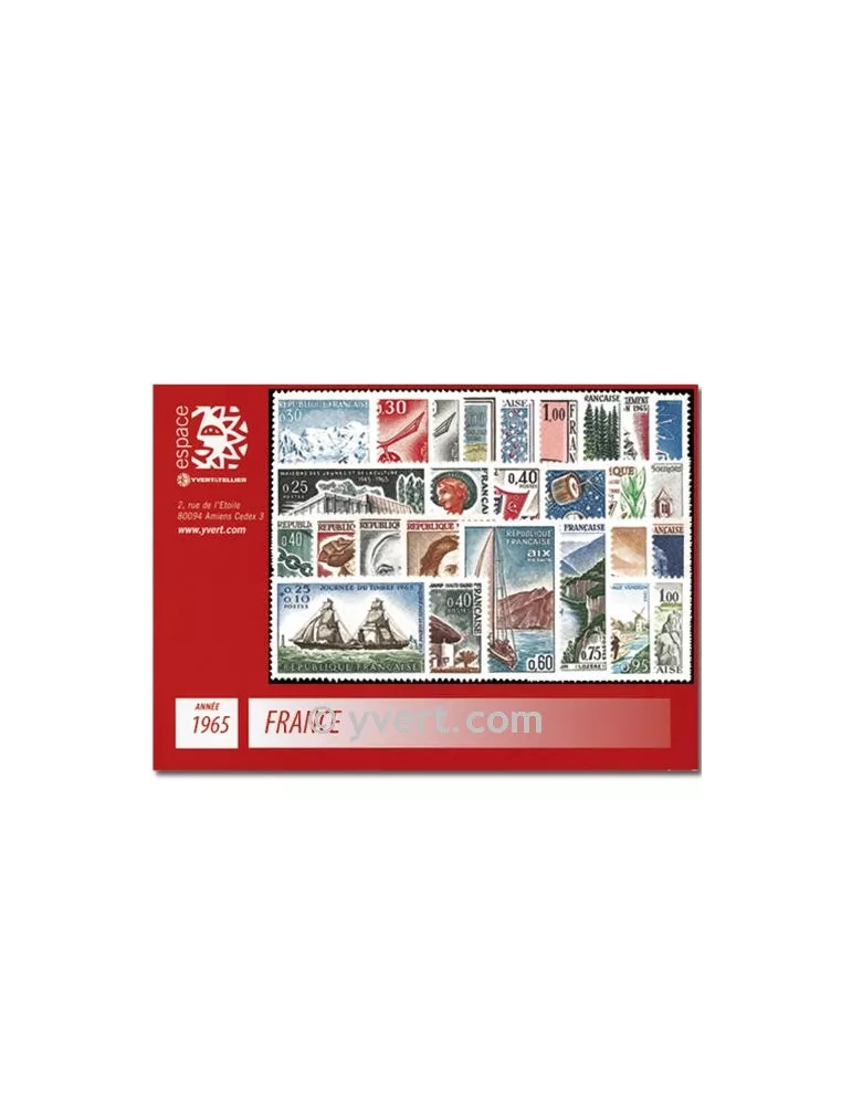 n° 1435/1467  - Timbre France Année complète  (1965)