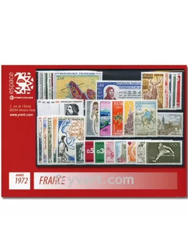 n° 1702/1736  - Timbre France Année complète  (1972)
