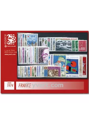 n° 1783/1829  - Timbre France Année complète  (1974)