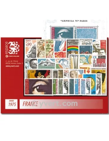 n° 1830/1862  - Timbre France Année complète  (1975)