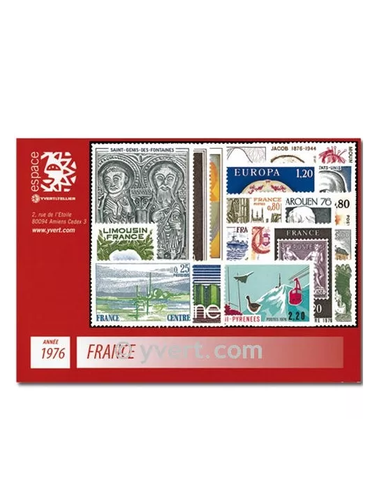 n° 1863/1913  - Timbre France Année complète  (1976)