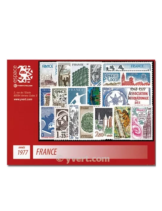 n° 1914/1961  - Timbre France Année complète  (1977)