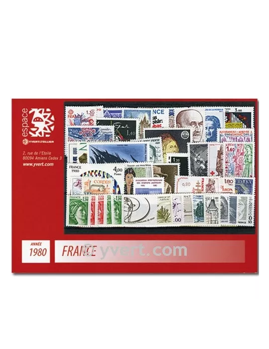 n° 2073/2117  - Timbre France Année complète  (1980)