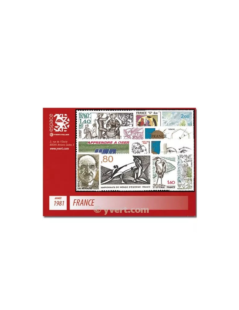 n° 2118/2177  - Timbre France Année complète  (1981)