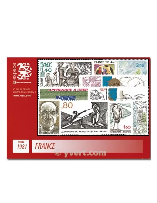 n° 2118/2177  - Timbre France Année complète  (1981)