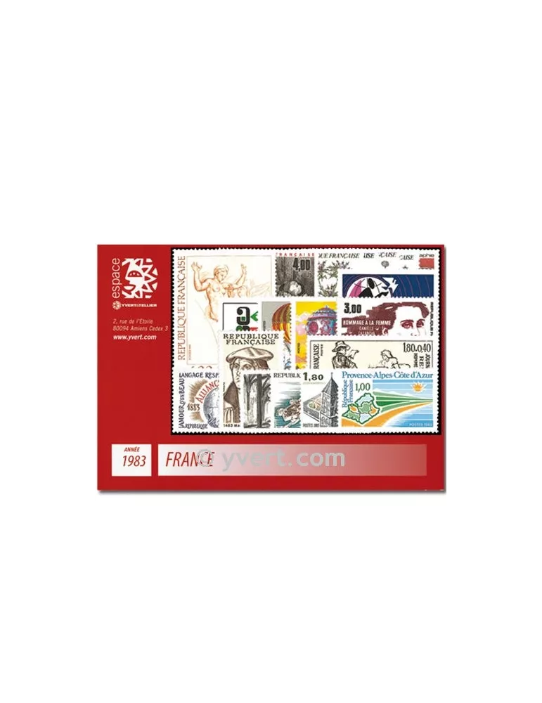 n° 2252/2298  - Timbre France Année complète  (1983)
