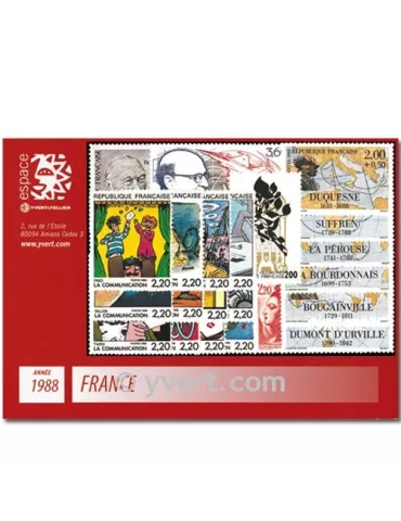 n° 2501/2559  - Timbre France Année complète  (1988)