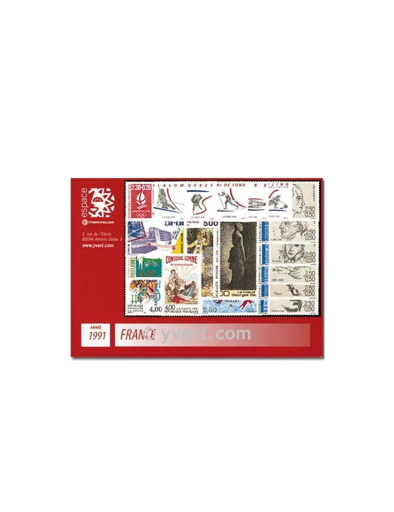 n° 2676/2735  - Timbre France Année complète  (1991)