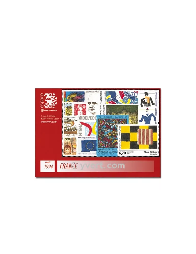 n° 2854/2917  - Timbre France Année complète  (1994)