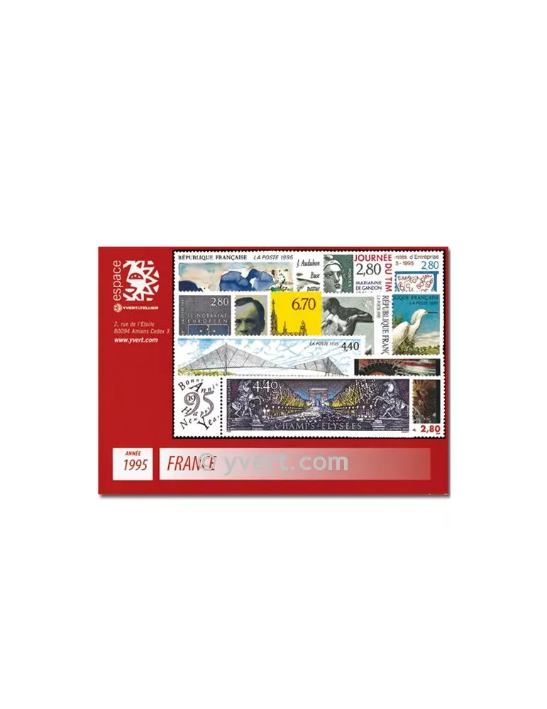 n° 2918/2985  - Timbre France Année complète  (1995)