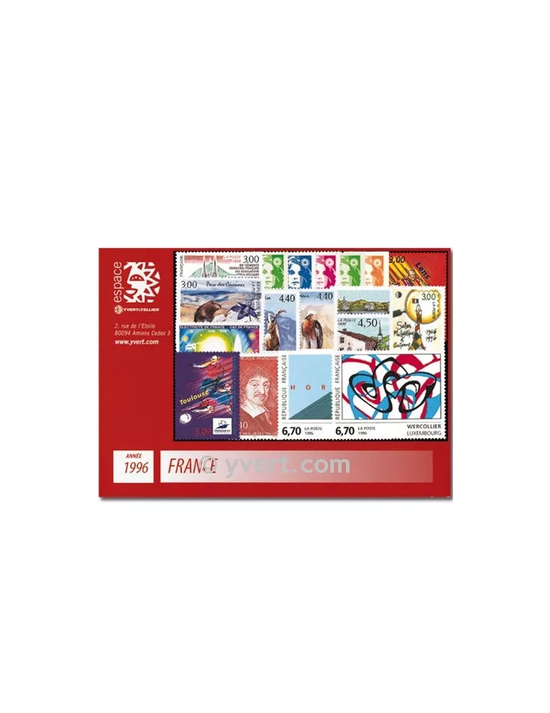 n° 2986/3041  - Timbre France Année complète  (1996)
