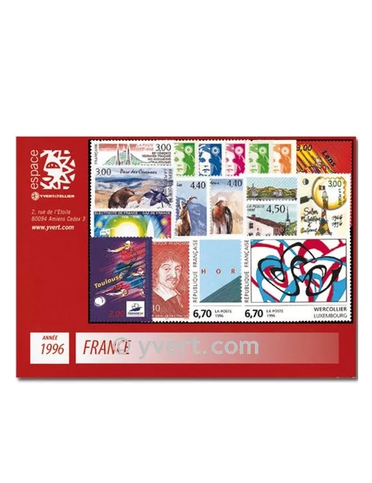 n° 2986/3041  - Timbre France Année complète  (1996)