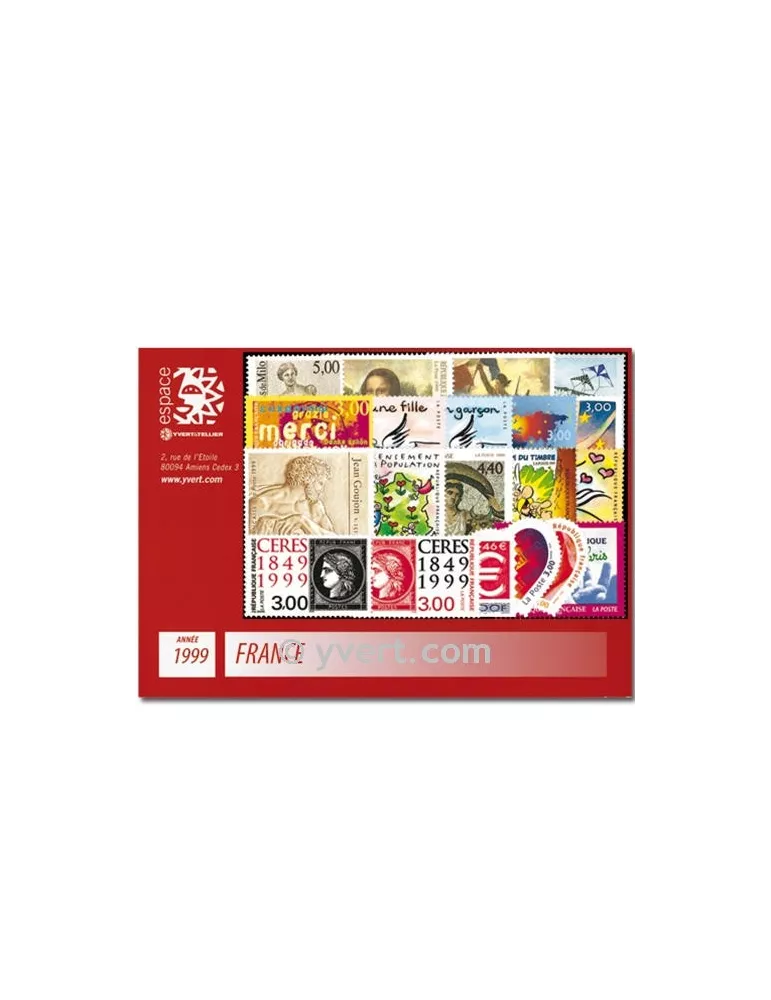 n° 3211/3293  - Timbre France Année complète  (1999)