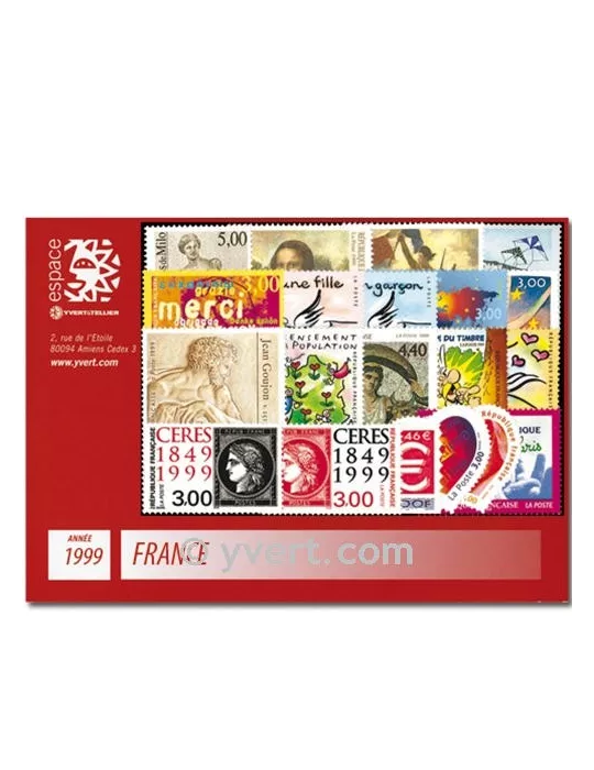 n° 3211/3293  - Timbre France Année complète  (1999)