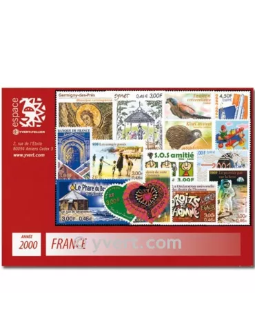n° 3294/3366  - Timbre France Année complète  (2000)