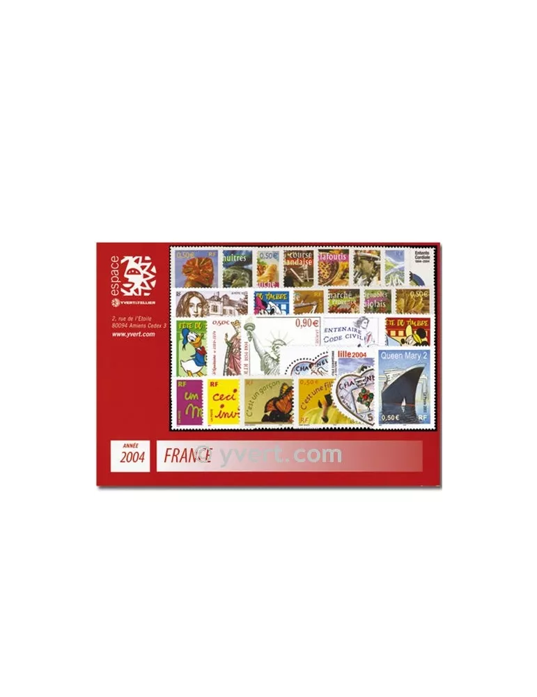 n° 3632/3730  - Timbre France Année complète  (2004)