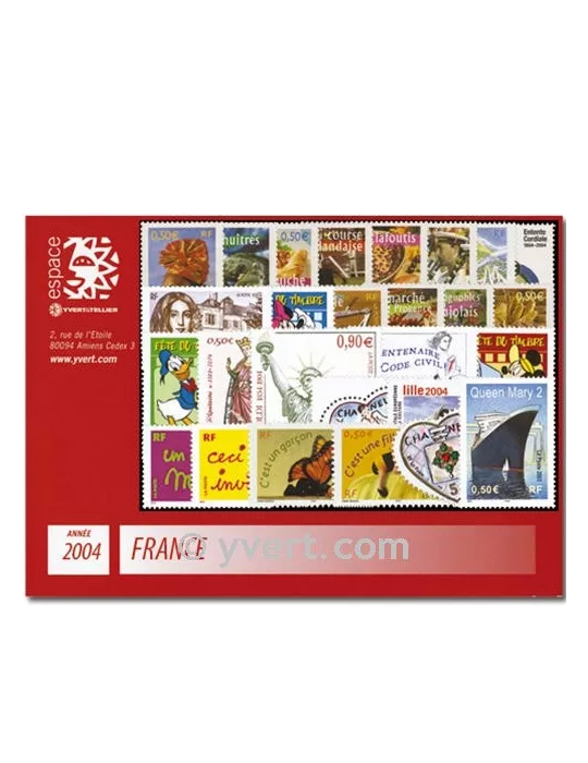 n° 3632/3730  - Timbre France Année complète  (2004)