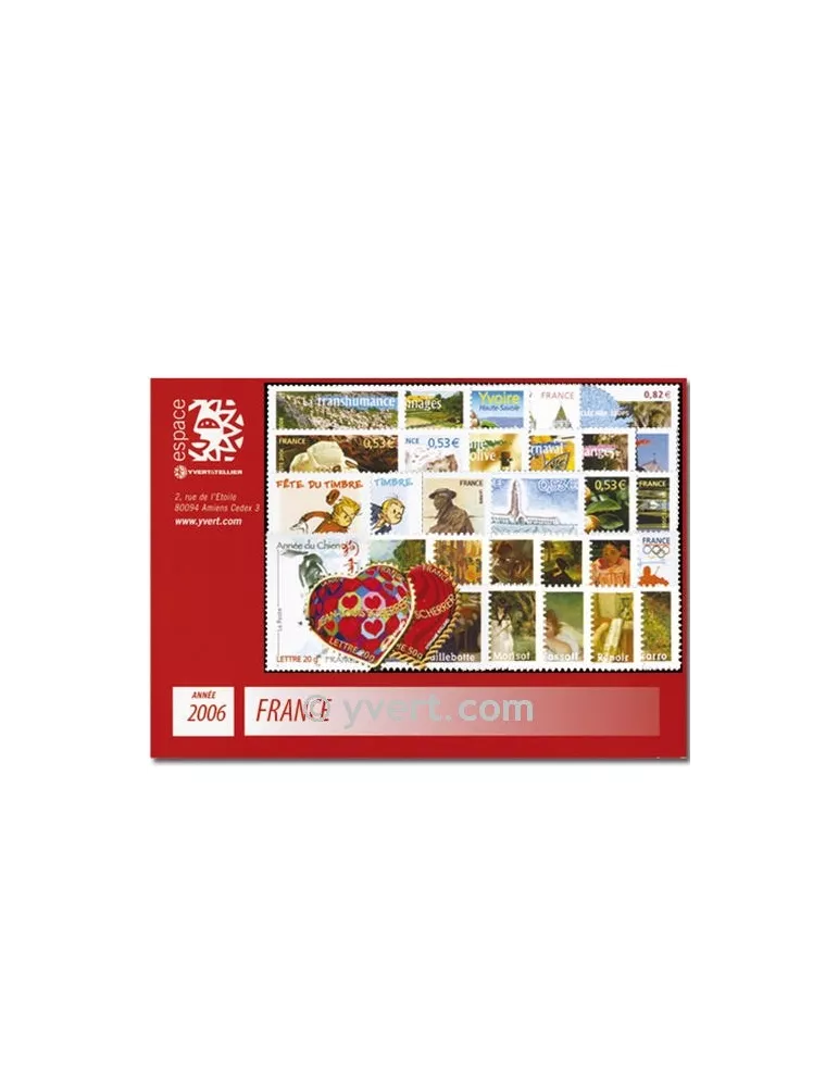 n° 3861/3995  - Timbre France Année complète  (2006)